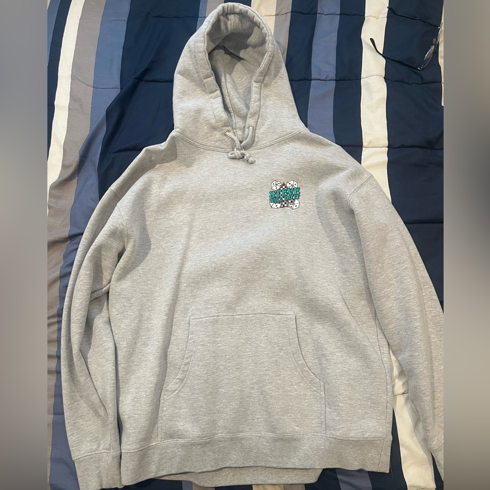 XL Full Send “SteveWillDoIt” Gray Hoodie